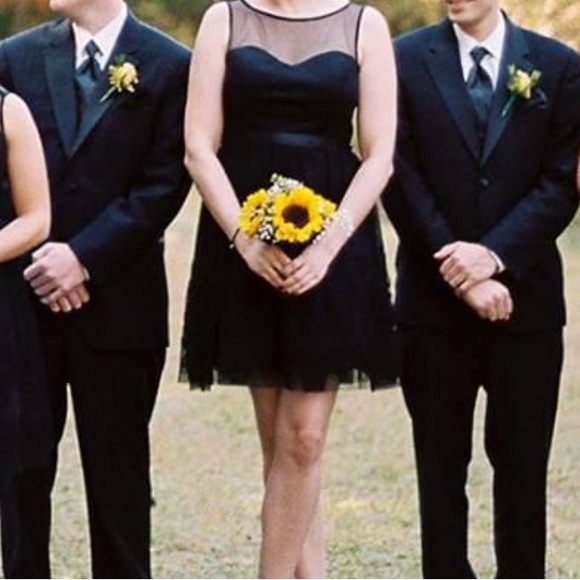 DB Studio Dresses & Skirts - {DB Studio} black cocktail dress Women's Size M (8-10) mesh and lace details